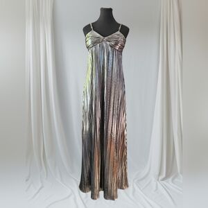 Elegant Metallic Evening Gown
